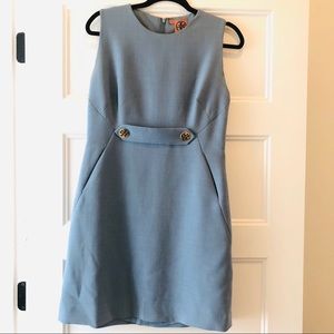 Tory Burch powder blue shift dress